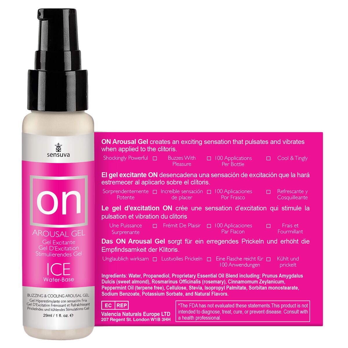 Gel Stimolante Sensuva Ice 29 ml